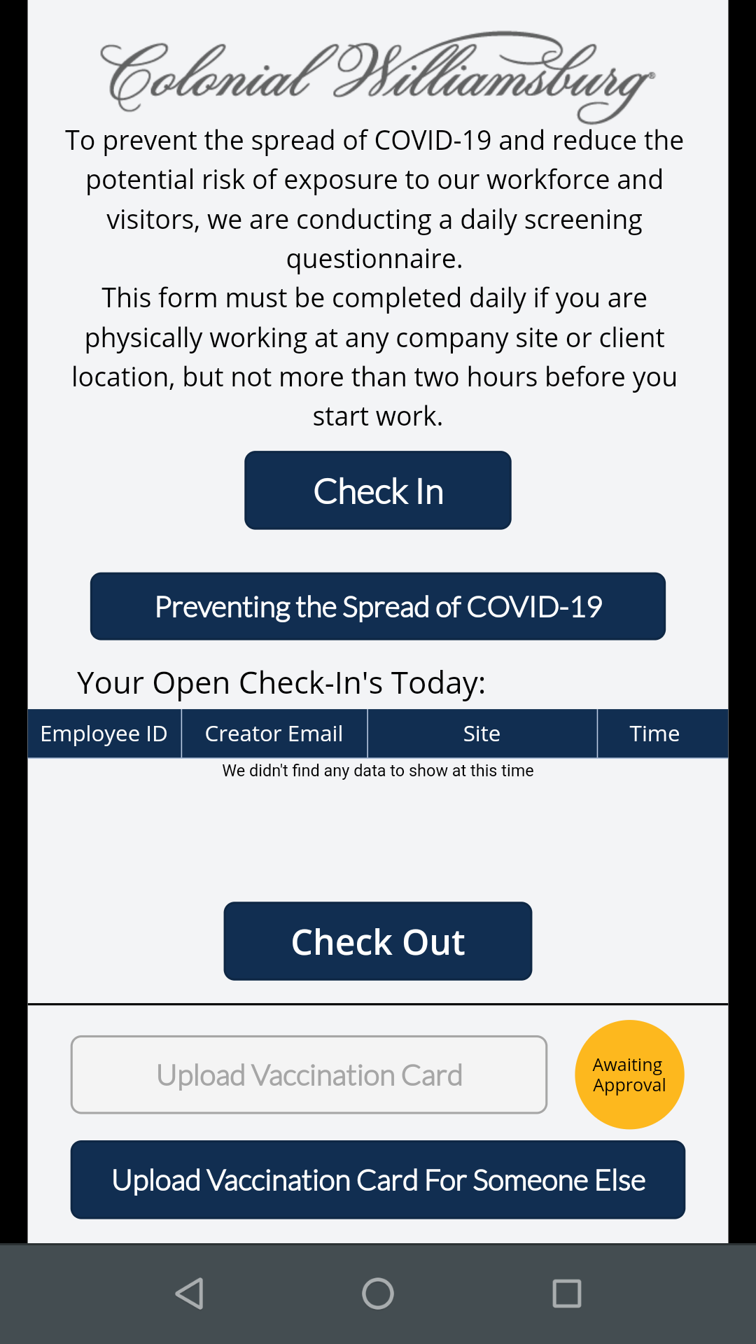 Bits & Wisdom > How to Submit your Vaccination Card > Awaiting Approval.png