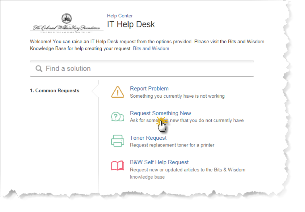 Bits & Wisdom > IT Support Portal Training and Information > Picture3.png