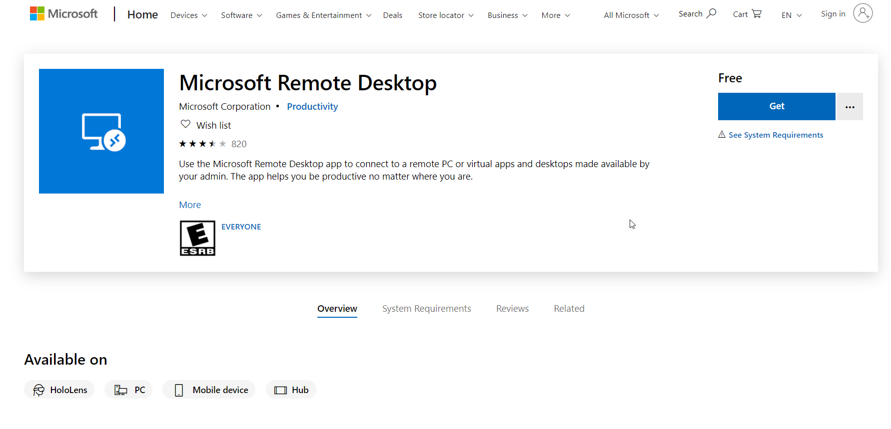Bits & Wisdom > How to install Microsoft Remote Desktop Client on Windows 10 Home Edition > image2020-3-19_11-55-52.png
