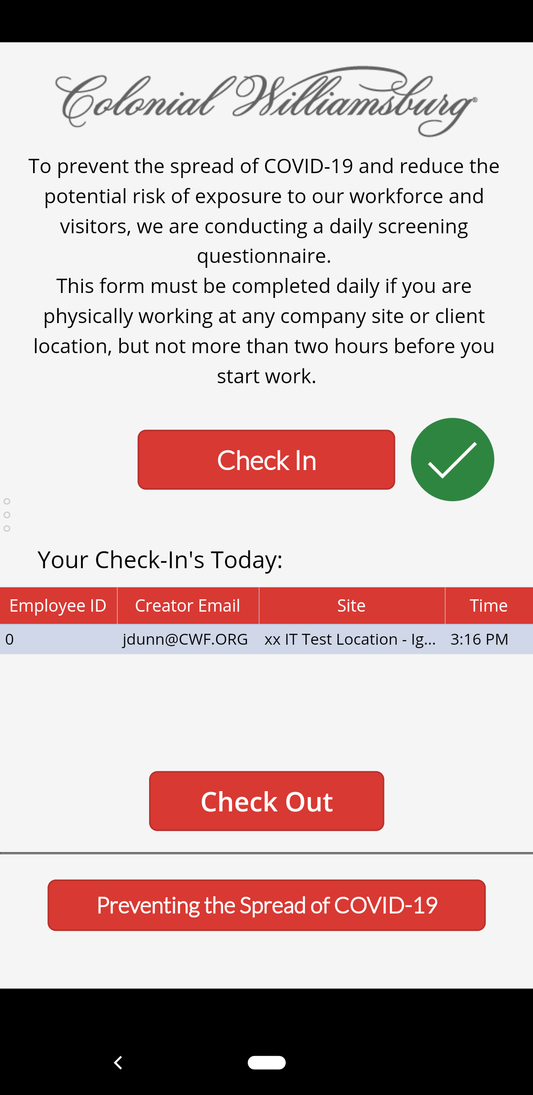 Bits & Wisdom > How to download and use Covid-19 ClearPass App > Screenshot_20201015-152731.png