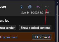 Bits & Wisdom > Report Email as Phishing > Screenshot 2025-05-19 103307.png